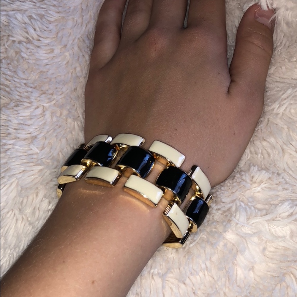 Black and white bracelet